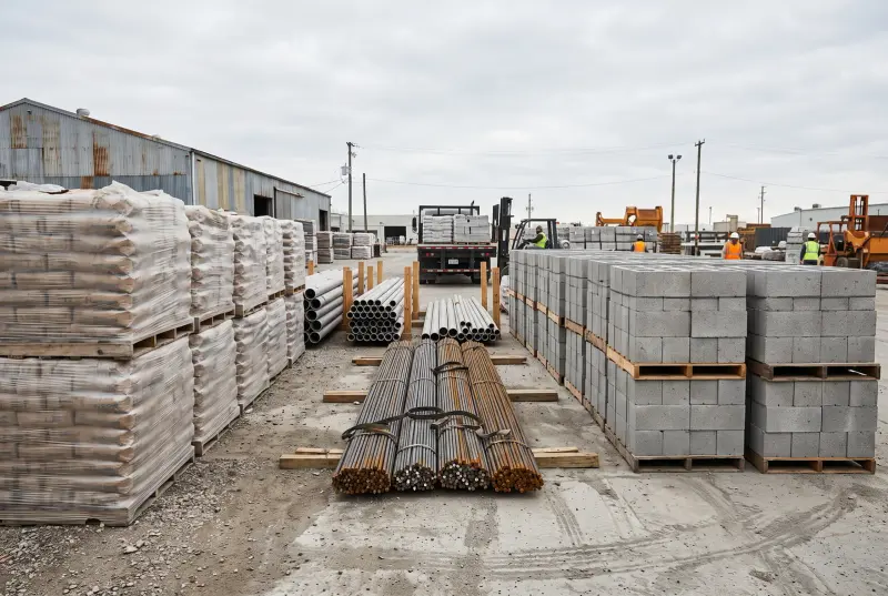 Venta al mayoreo de materiales para la construcción